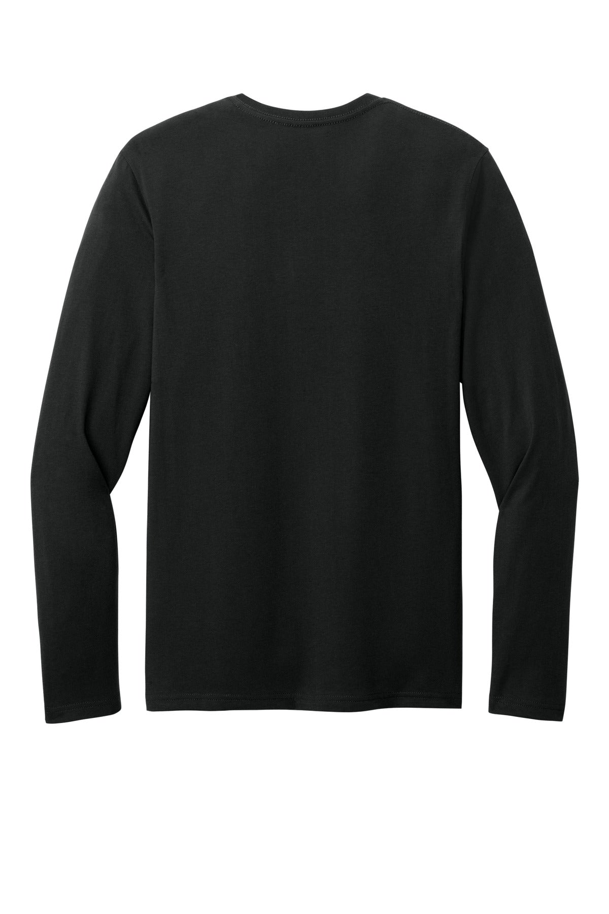 Custom Embroidered District T-Shirts  in Jet Black