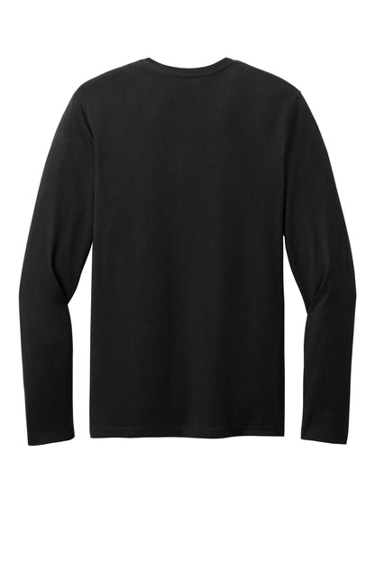 Custom Embroidered District T-Shirts  in Jet Black