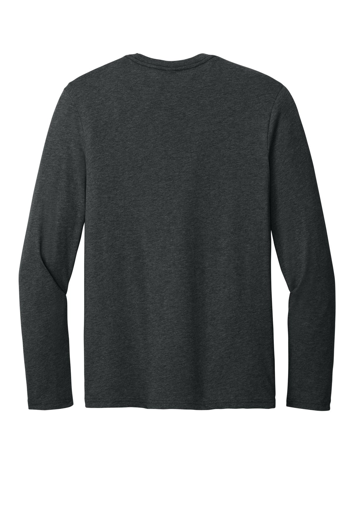 Custom Embroidered District T-Shirts  in Jet Black Heather