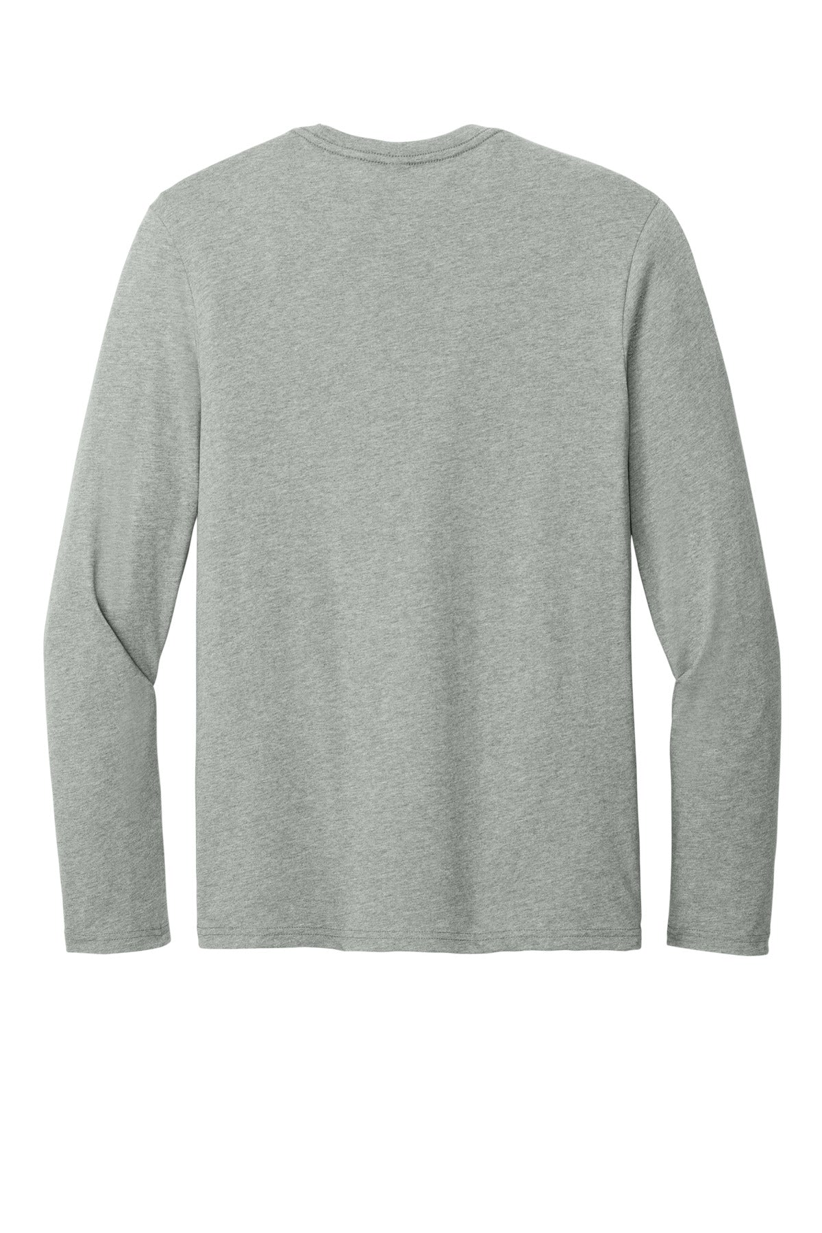 Custom Embroidered District T-Shirts  in Light Heather Grey