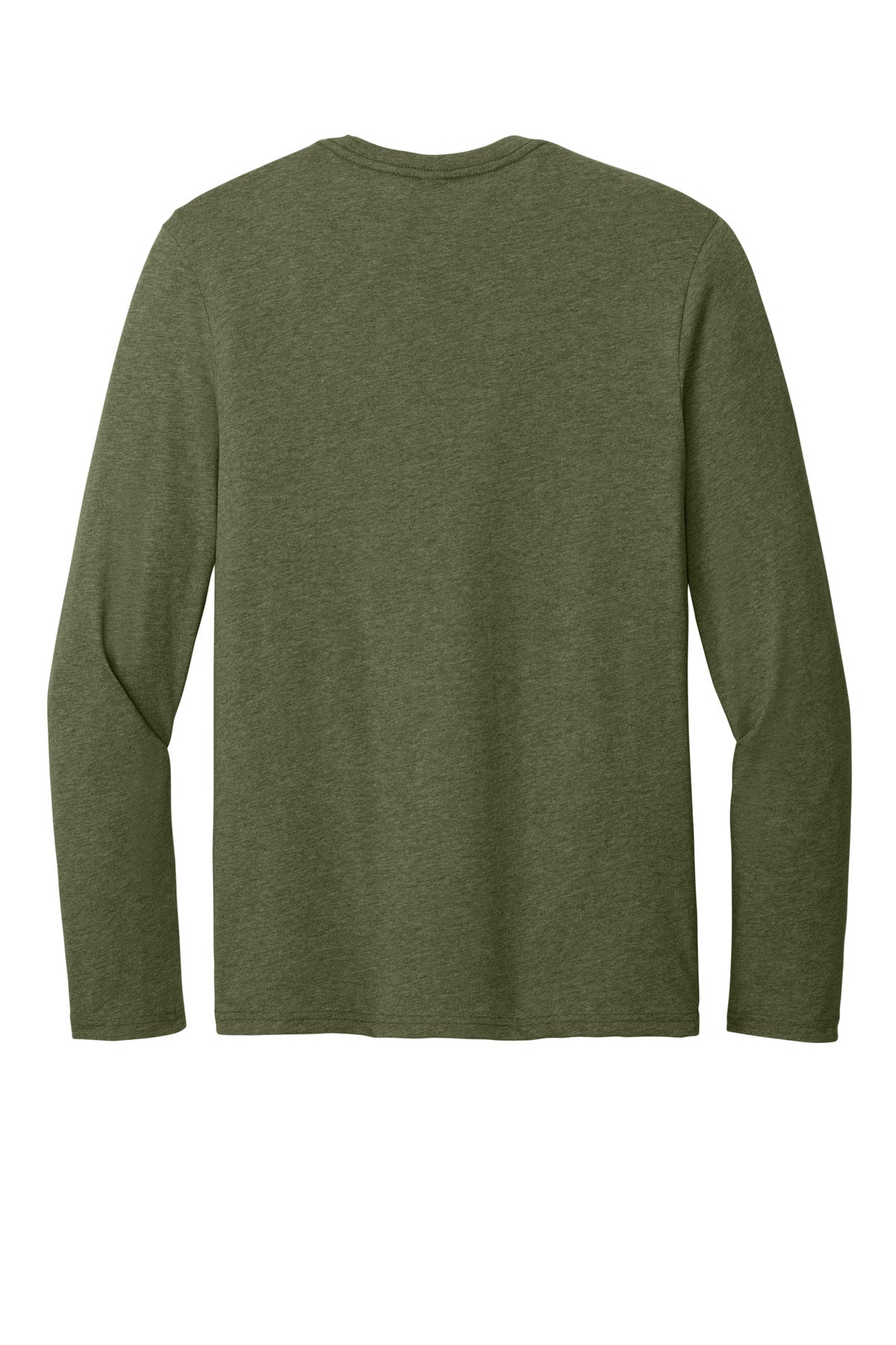 Custom Embroidered District T-Shirts  in Military Green Heather