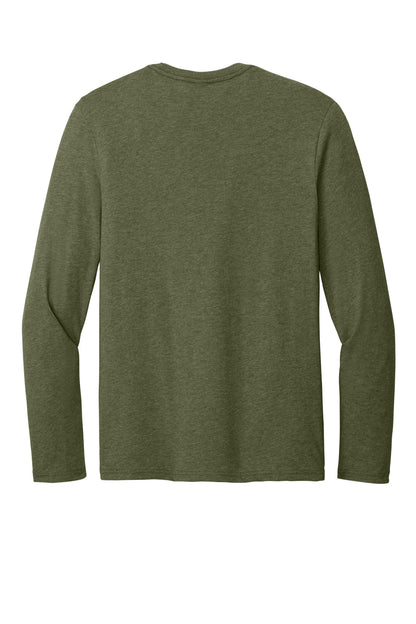 Custom Embroidered District T-Shirts  in Military Green Heather