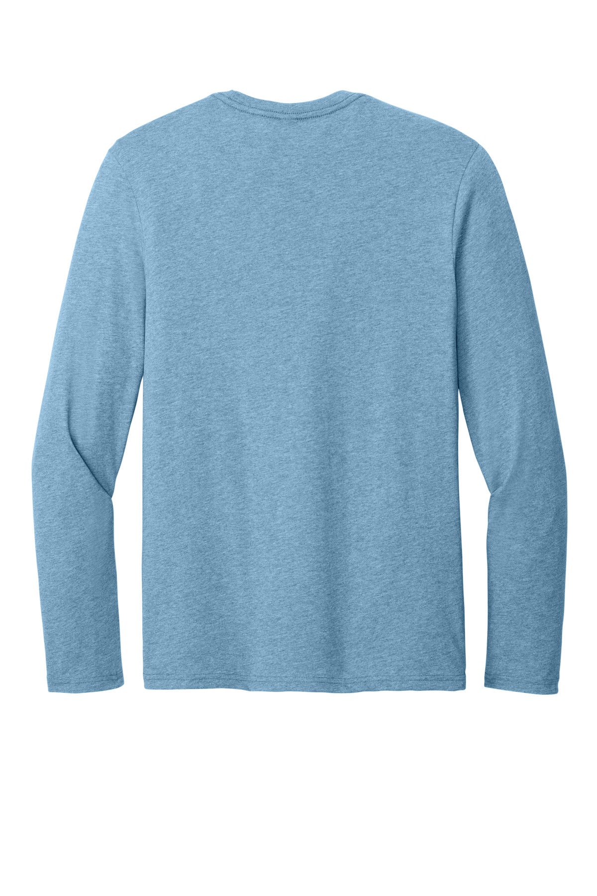 Custom Embroidered District T-Shirts  in Tundra Blue Heather