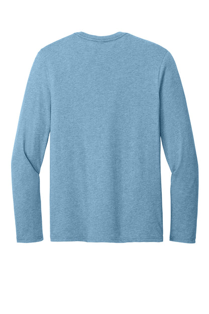 Custom Embroidered District T-Shirts  in Tundra Blue Heather