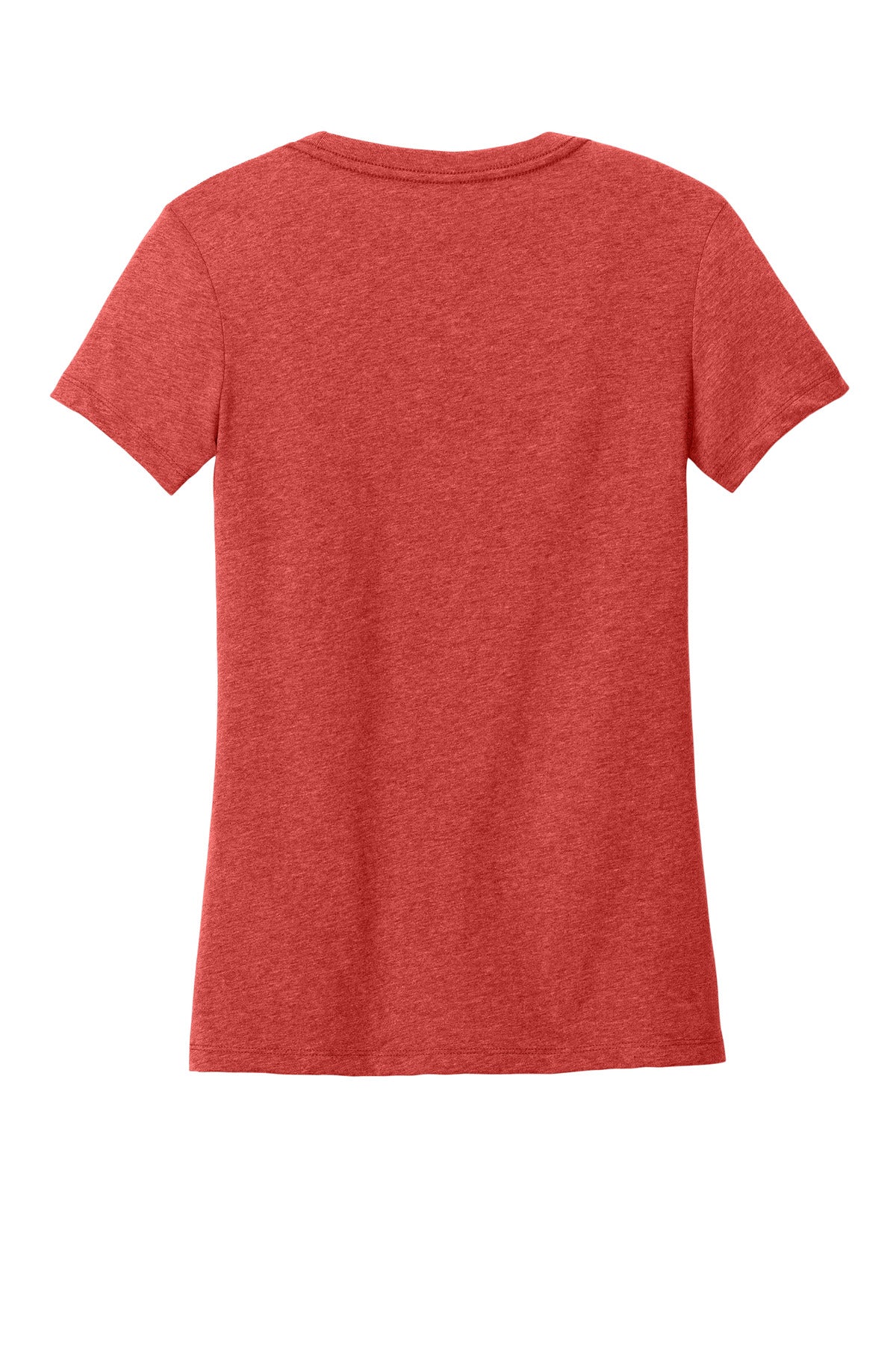 Custom Embroidered District T-Shirts  in Geranium Heather