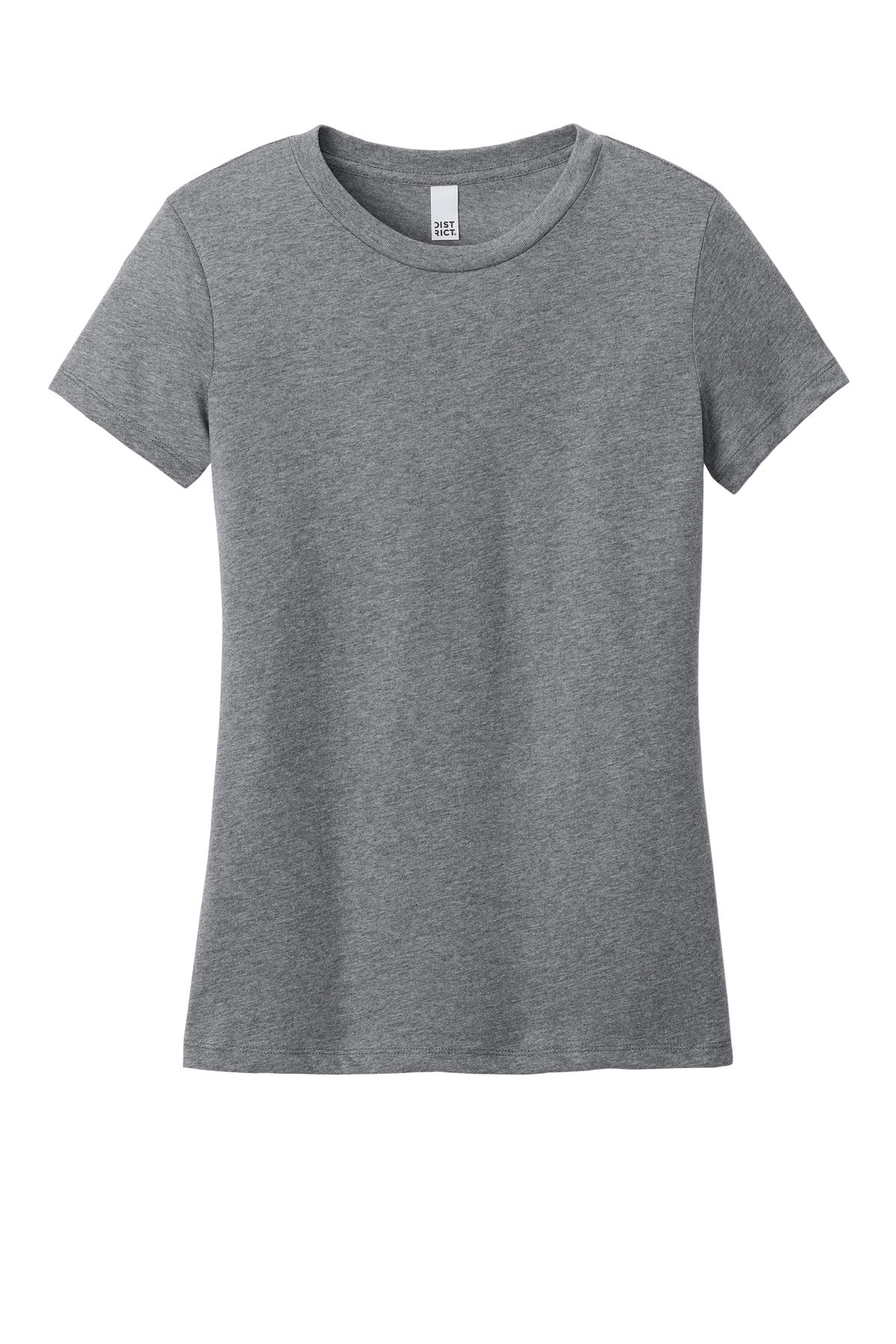 Custom Embroidered District T-Shirts  in Graphite Heather