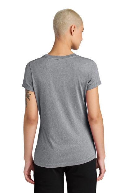 Custom Embroidered District Women's Perfect Weight CVC Tee DT188,Graphite Heather