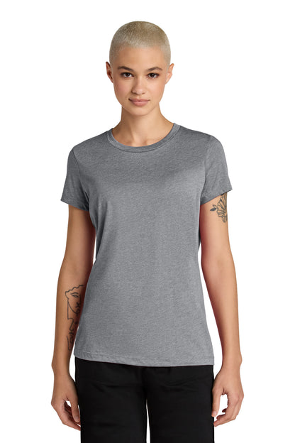 Custom Embroidered District T-Shirts  in Graphite Heather