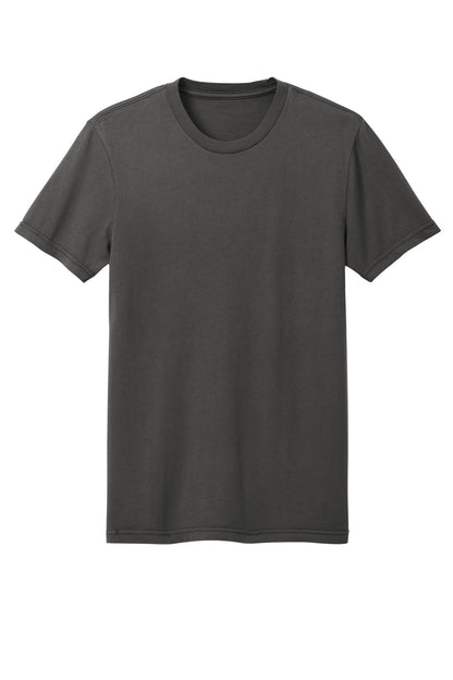 Custom Embroidered District T-Shirts  in Black