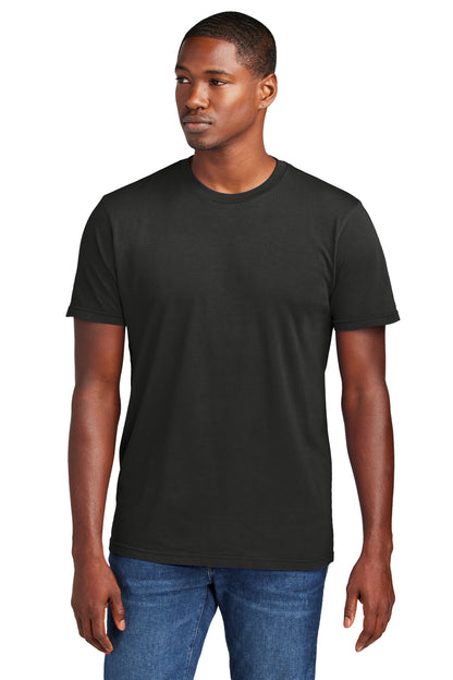 Custom Embroidered District T-Shirts  in Black
