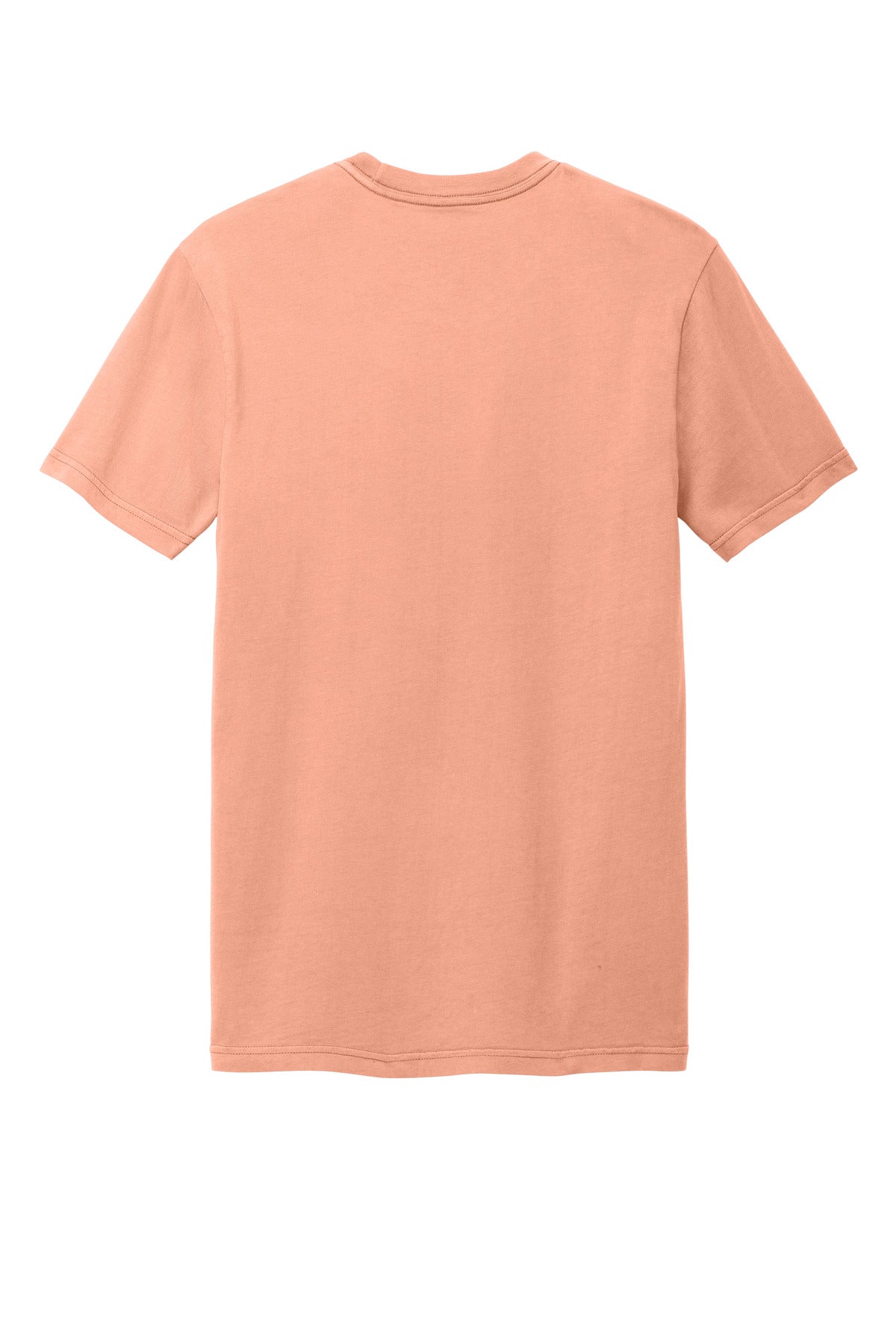 Custom Embroidered District T-Shirts  in Cactus Rose Pink