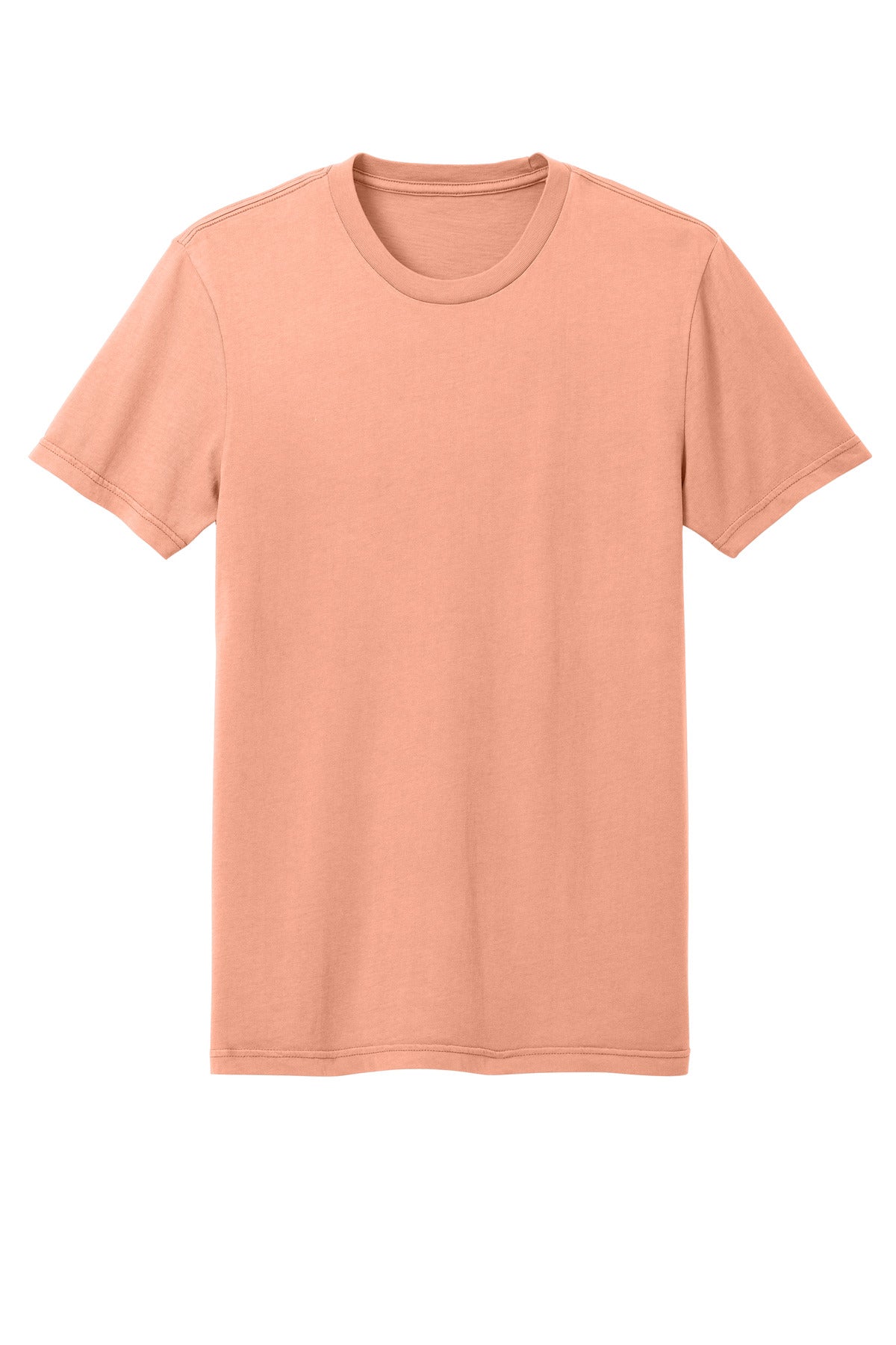 Custom Embroidered District T-Shirts  in Cactus Rose Pink