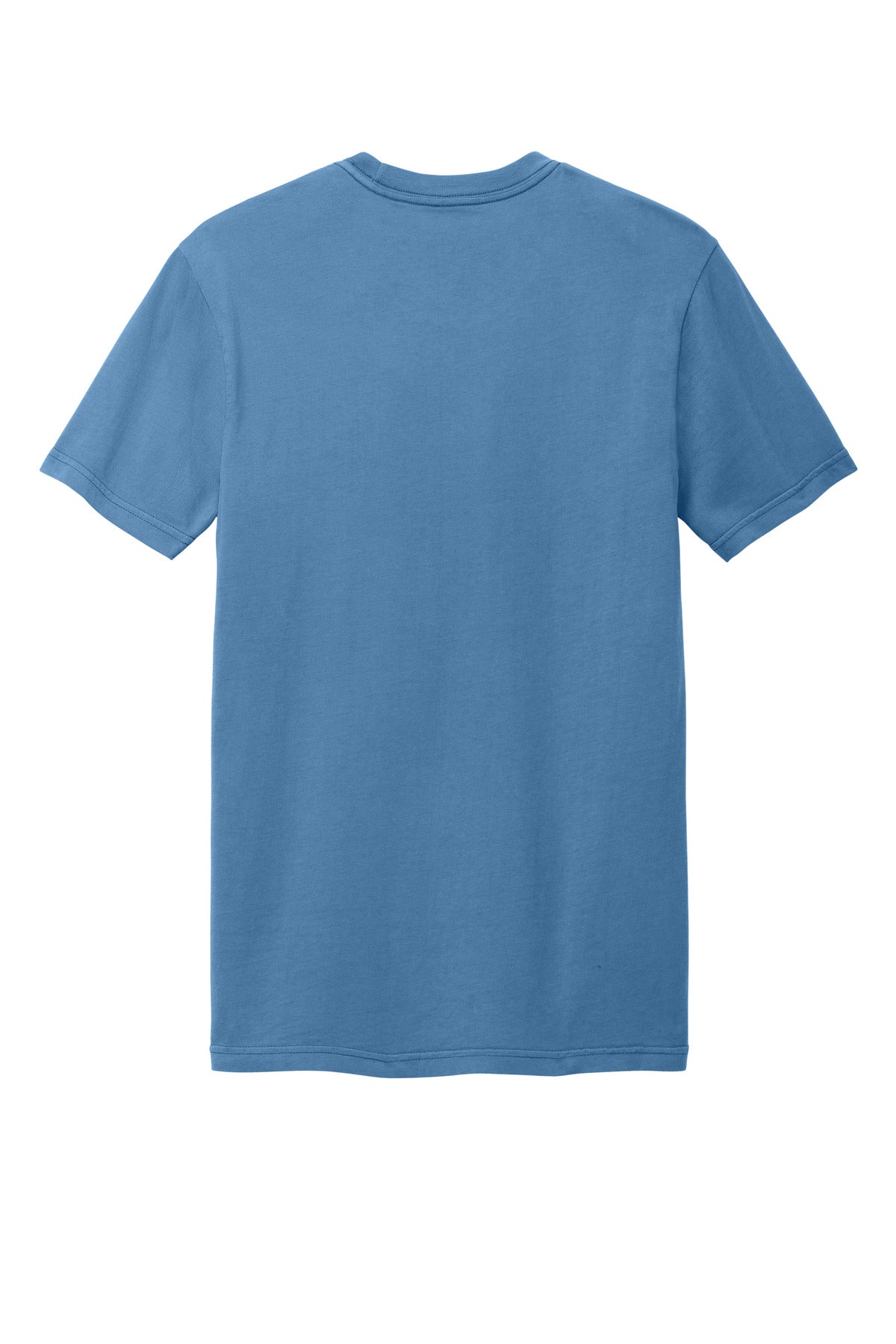 Custom Embroidered District T-Shirts  in Dusk Blue
