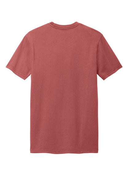 Custom Embroidered District T-Shirts  in Garnet