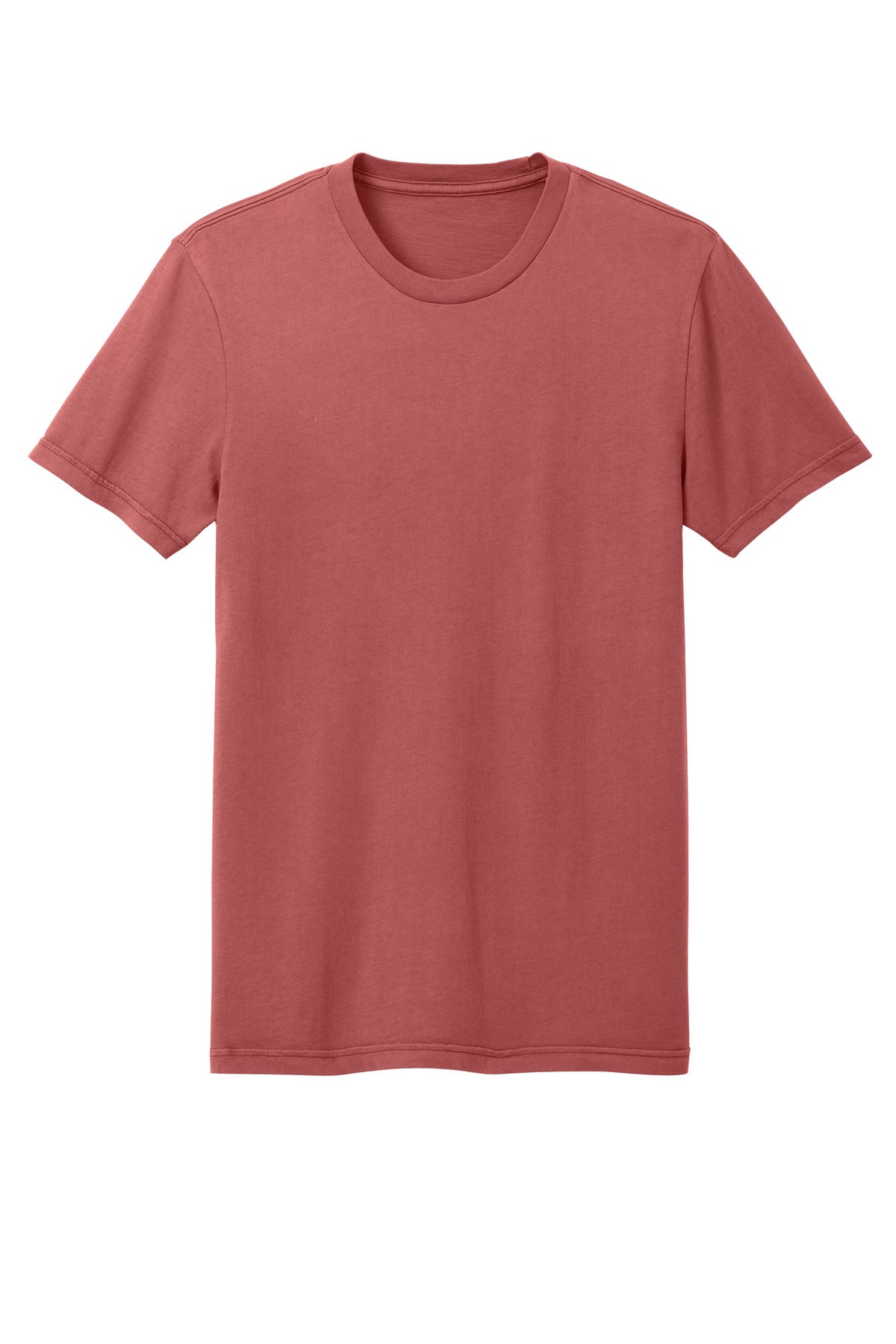 Custom Embroidered District T-Shirts  in Garnet