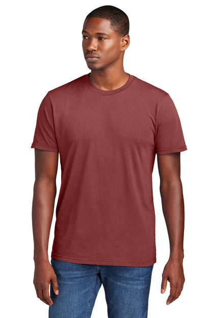 Custom Embroidered District T-Shirts  in Garnet