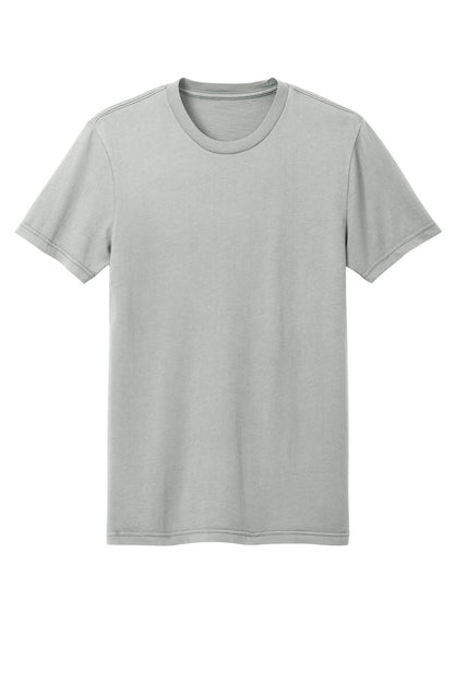 Custom Embroidered District T-Shirts  in Gusty Grey
