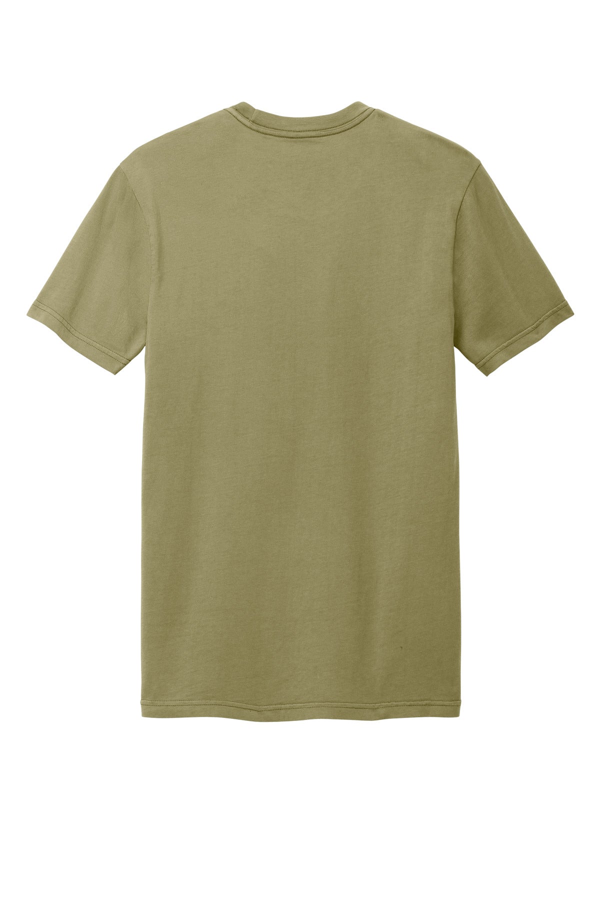 Custom Embroidered District T-Shirts  in Olive Drab Green