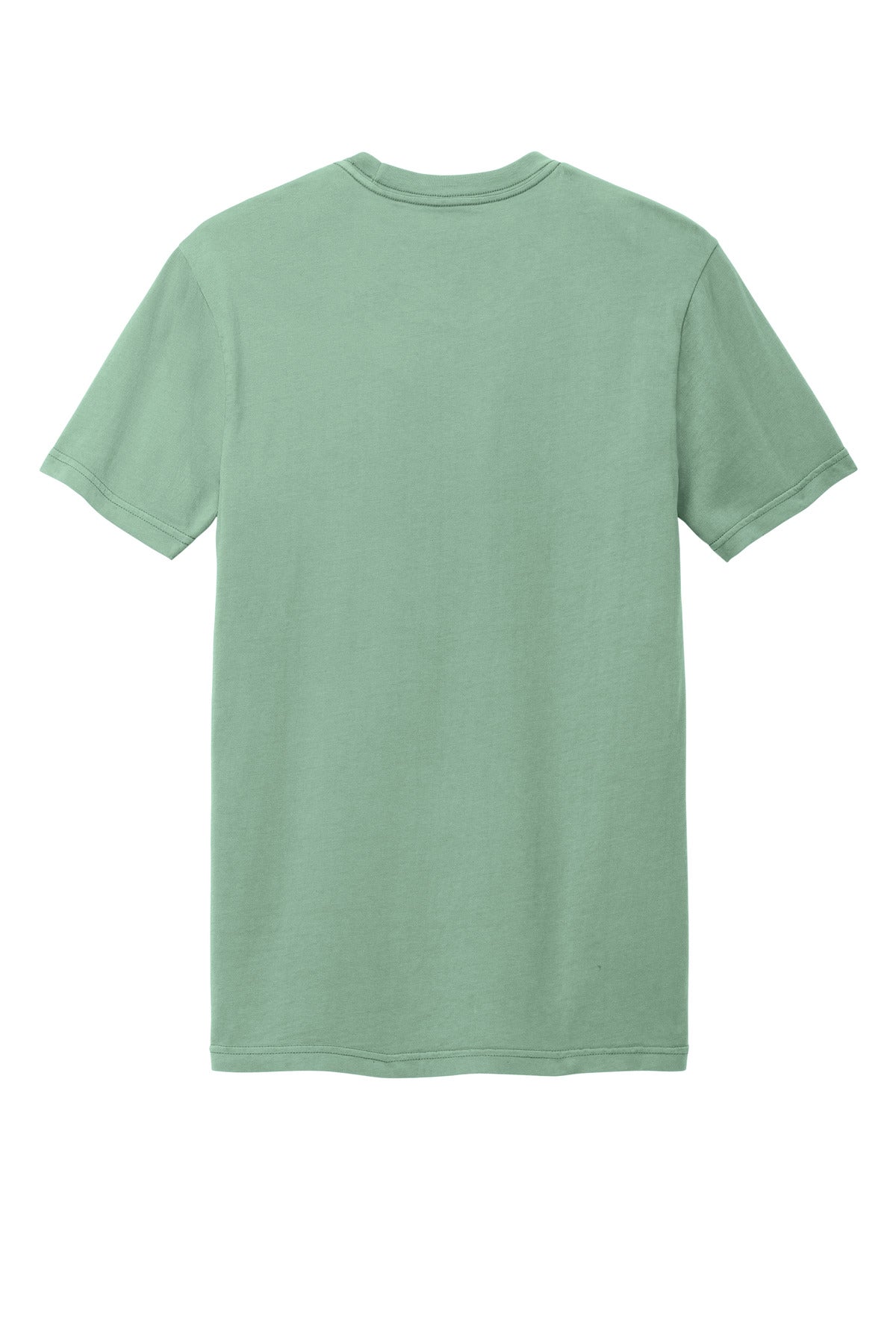 Custom Embroidered District T-Shirts  in Sage
