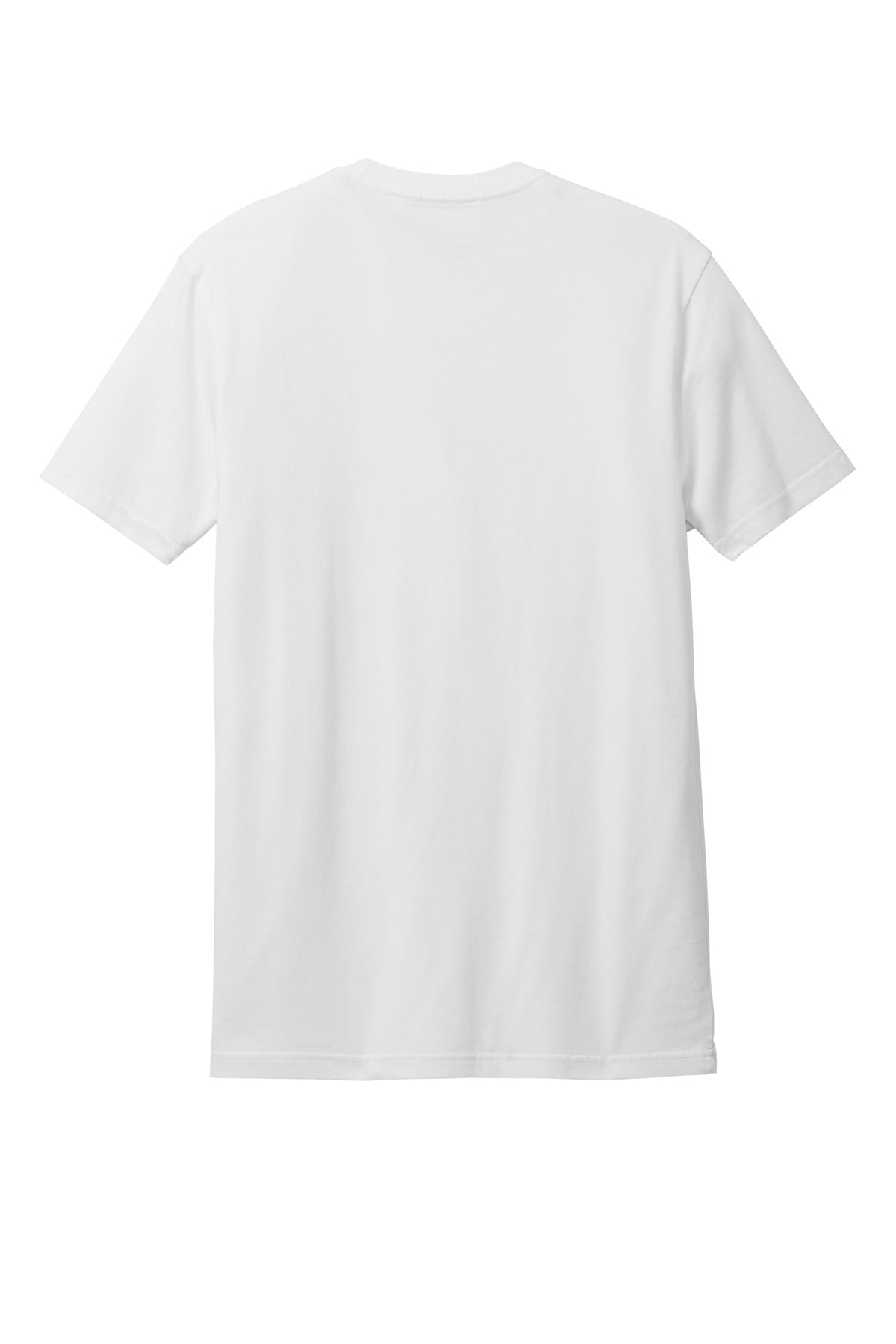Custom Embroidered District T-Shirts  in White