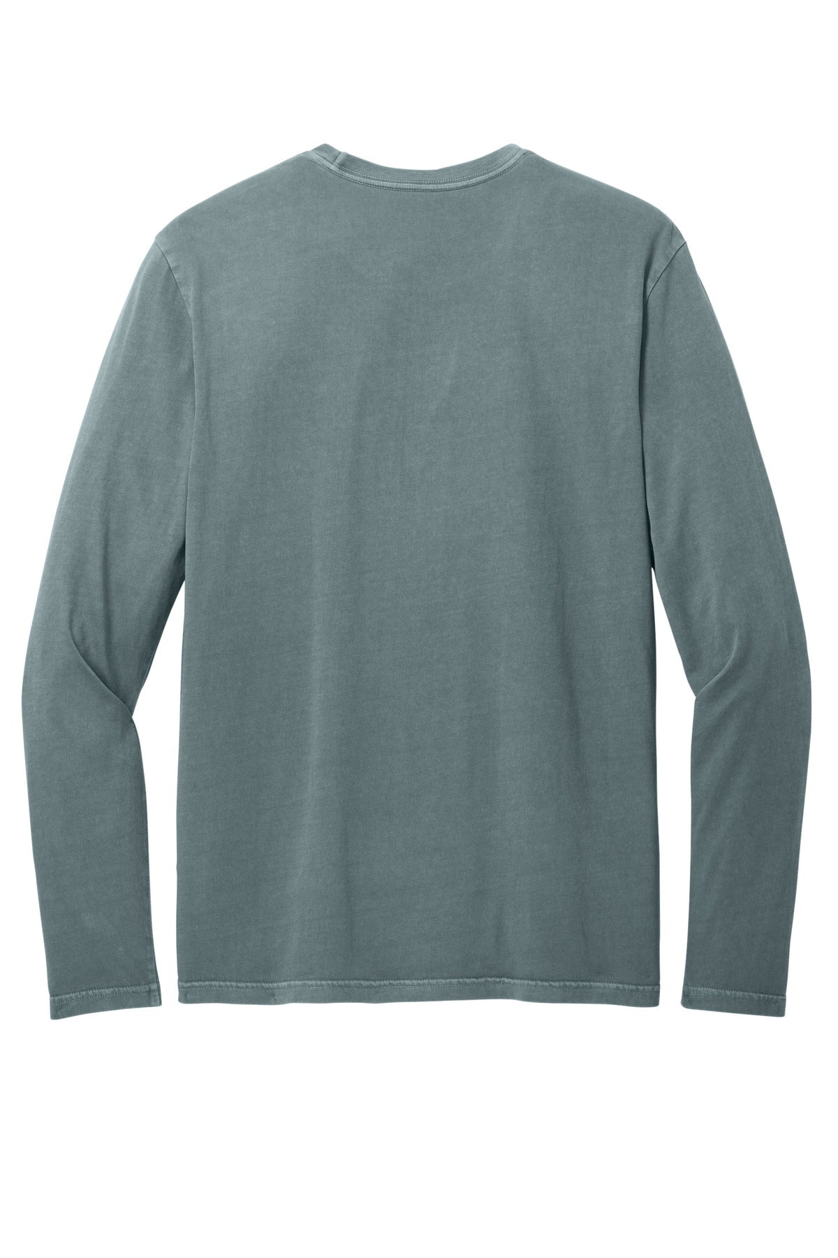 Custom Embroidered District T-Shirts  in Deep Steel Blue