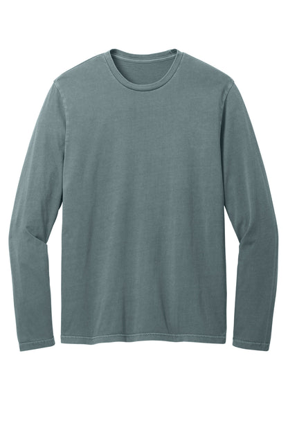 Custom Embroidered District T-Shirts  in Deep Steel Blue