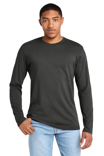 Custom Embroidered District T-Shirts  in Black