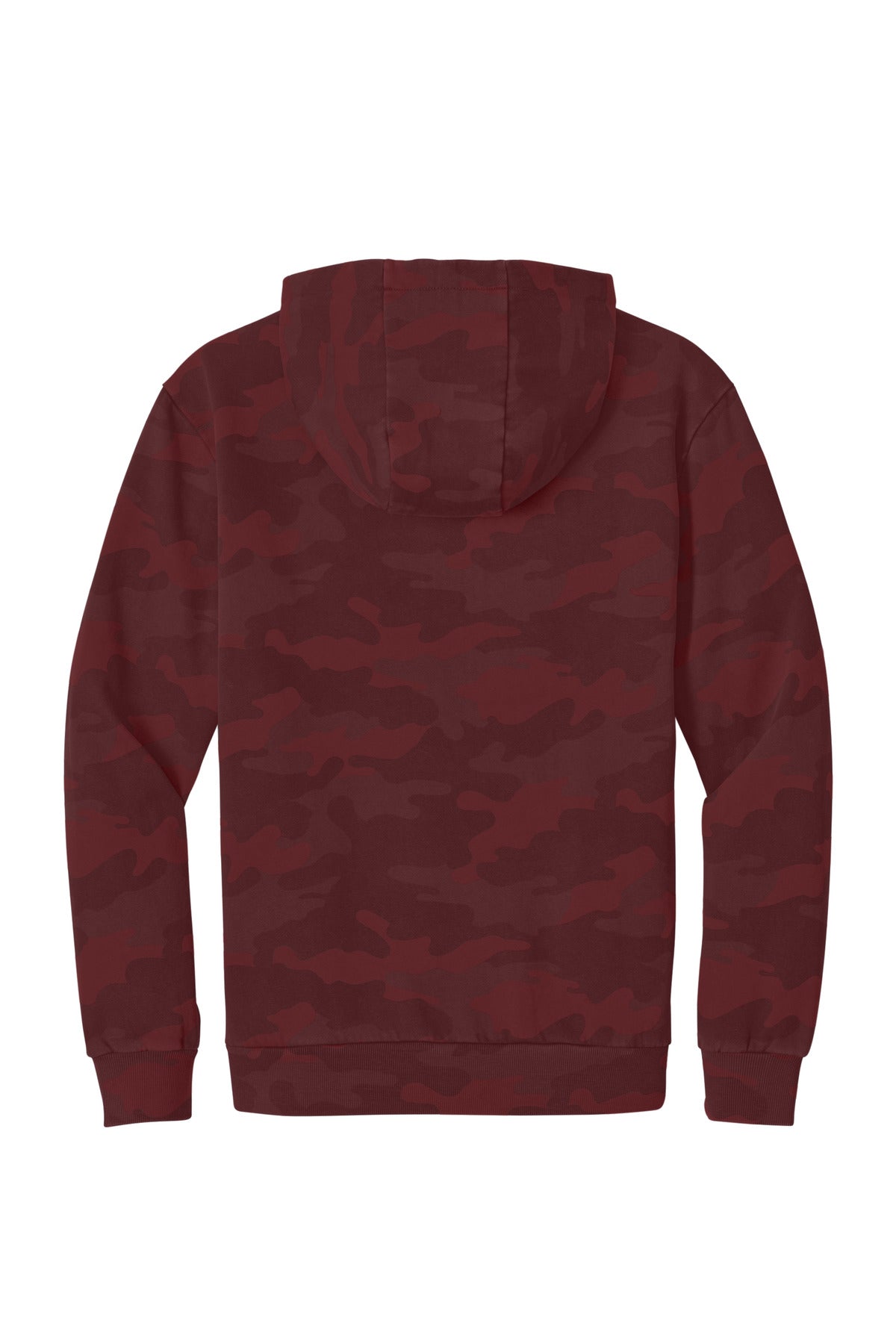 Custom Embroidered District Sweatshirts/Fleece in Bordeaux