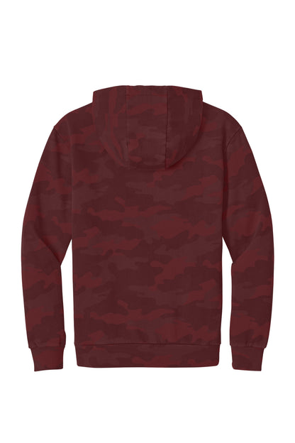 Custom Embroidered District Sweatshirts/Fleece in Bordeaux