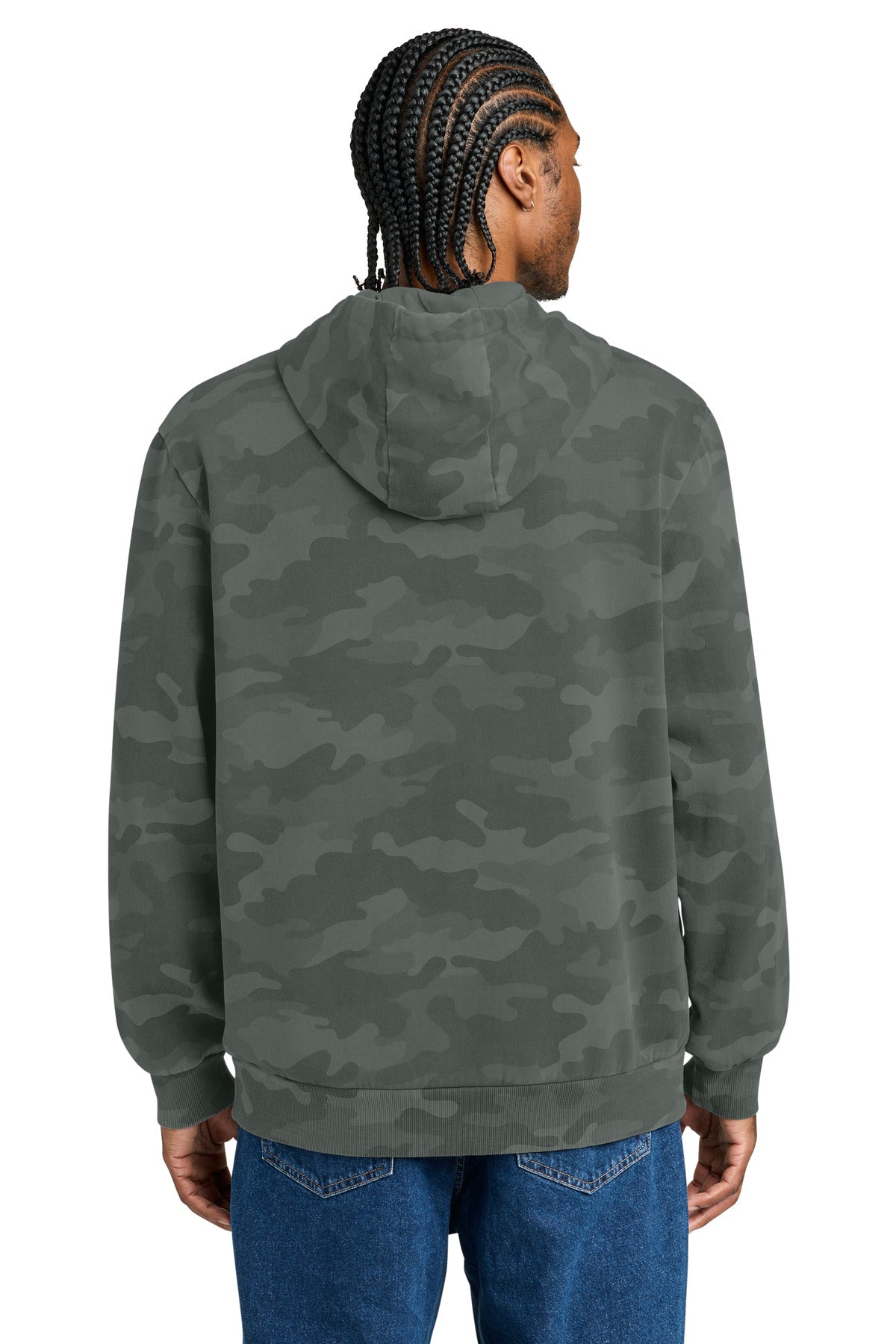 Custom Embroidered District Sweatshirts/Fleece in Graphite