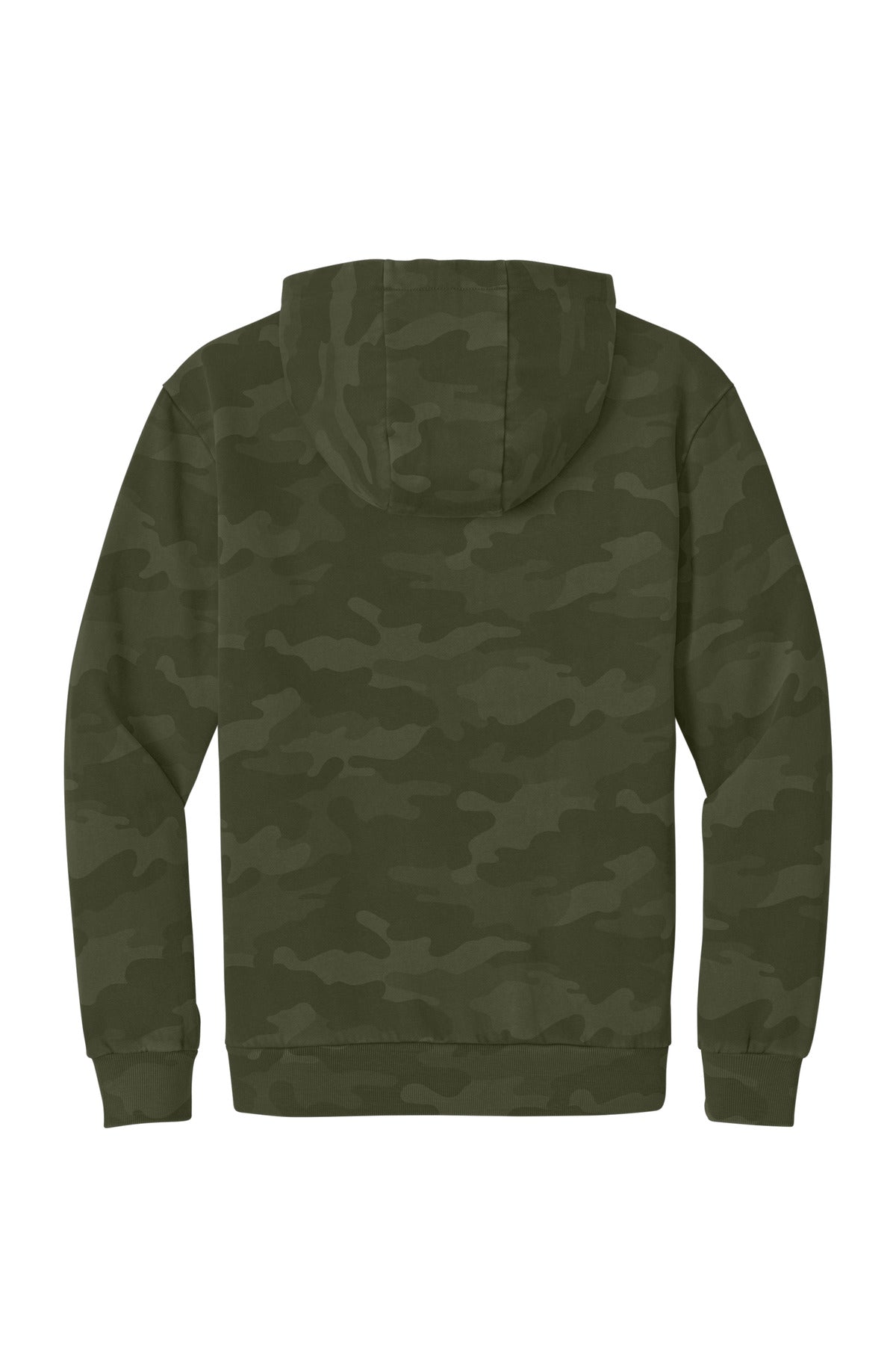 Custom Embroidered District Sweatshirts/Fleece in Olive Drab Green