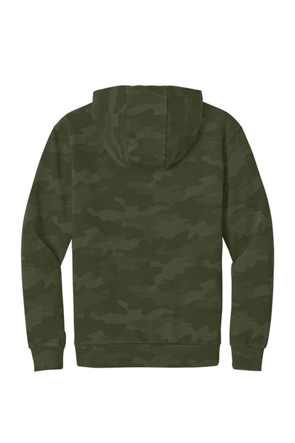 Custom Embroidered District Sweatshirts/Fleece in Olive Drab Green