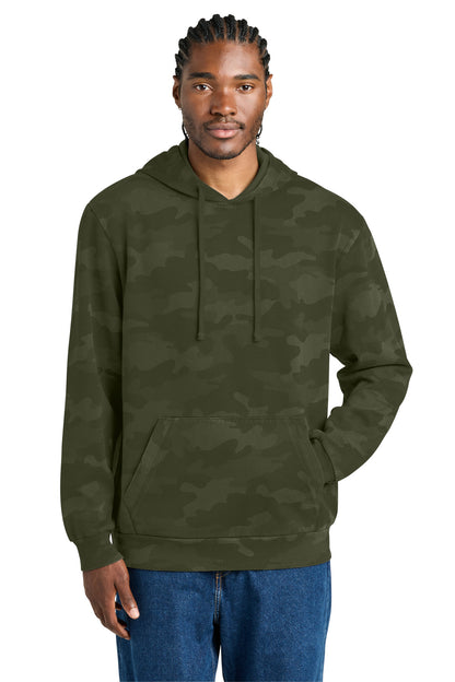 Custom Embroidered District Sweatshirts/Fleece in Olive Drab Green