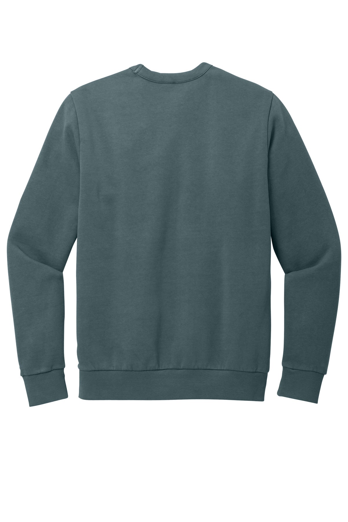 Custom Embroidered District Sweatshirts in Deep Steel Blue