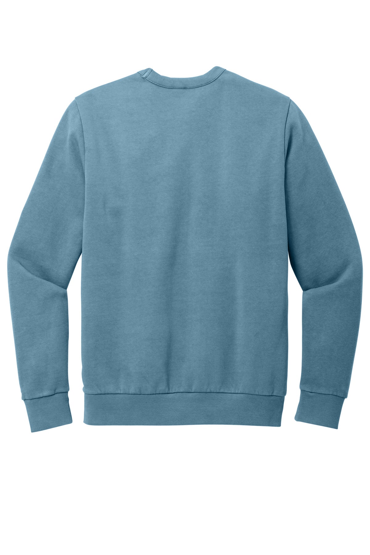 Custom Embroidered District Sweatshirts in Dusk Blue