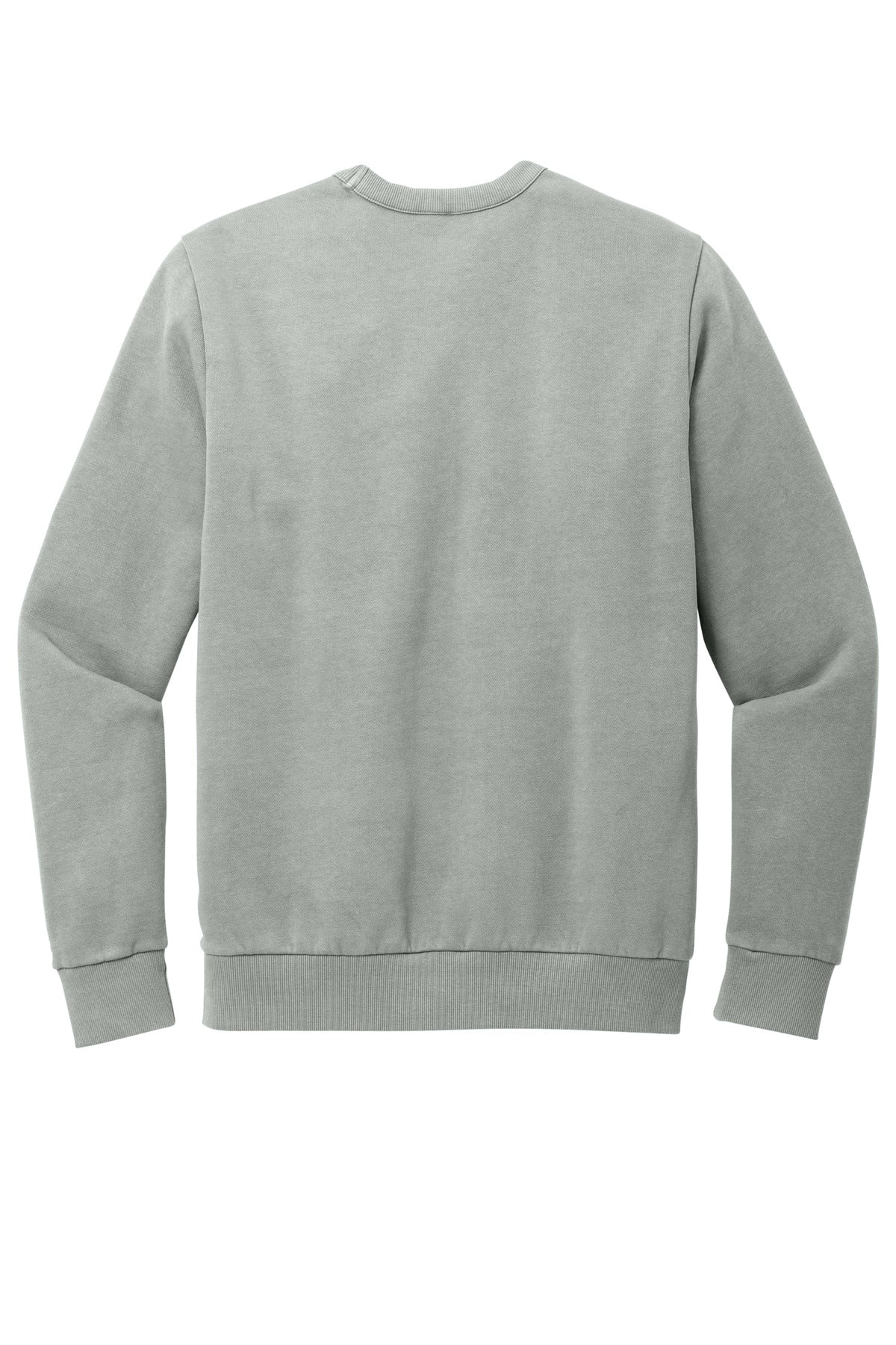 Custom Embroidered District Sweatshirts in Gusty Grey