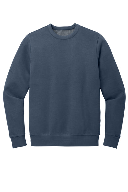 Custom Embroidered District Sweatshirts in True Navy