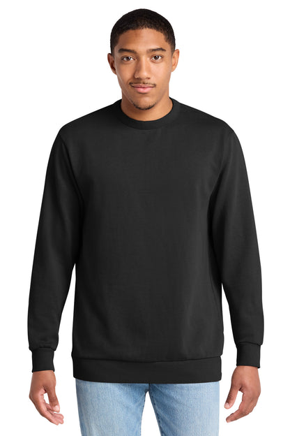 Custom Embroidered District Sweatshirts in Black