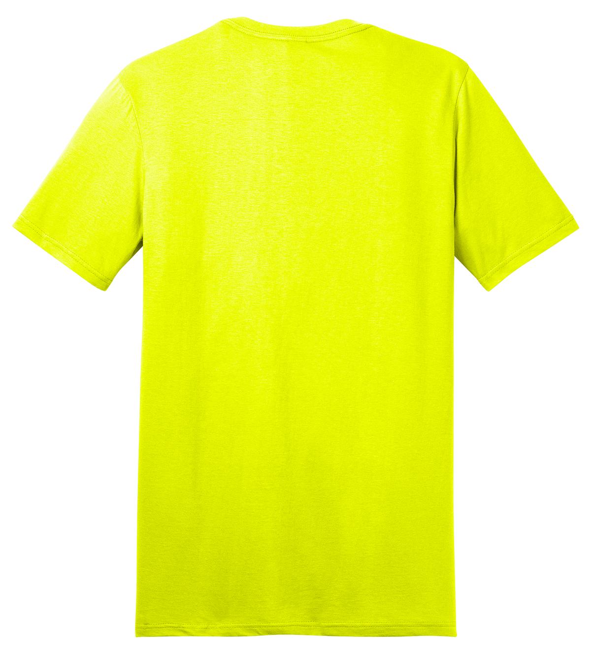 District The Concert Tee DT5000 Neon Yellow