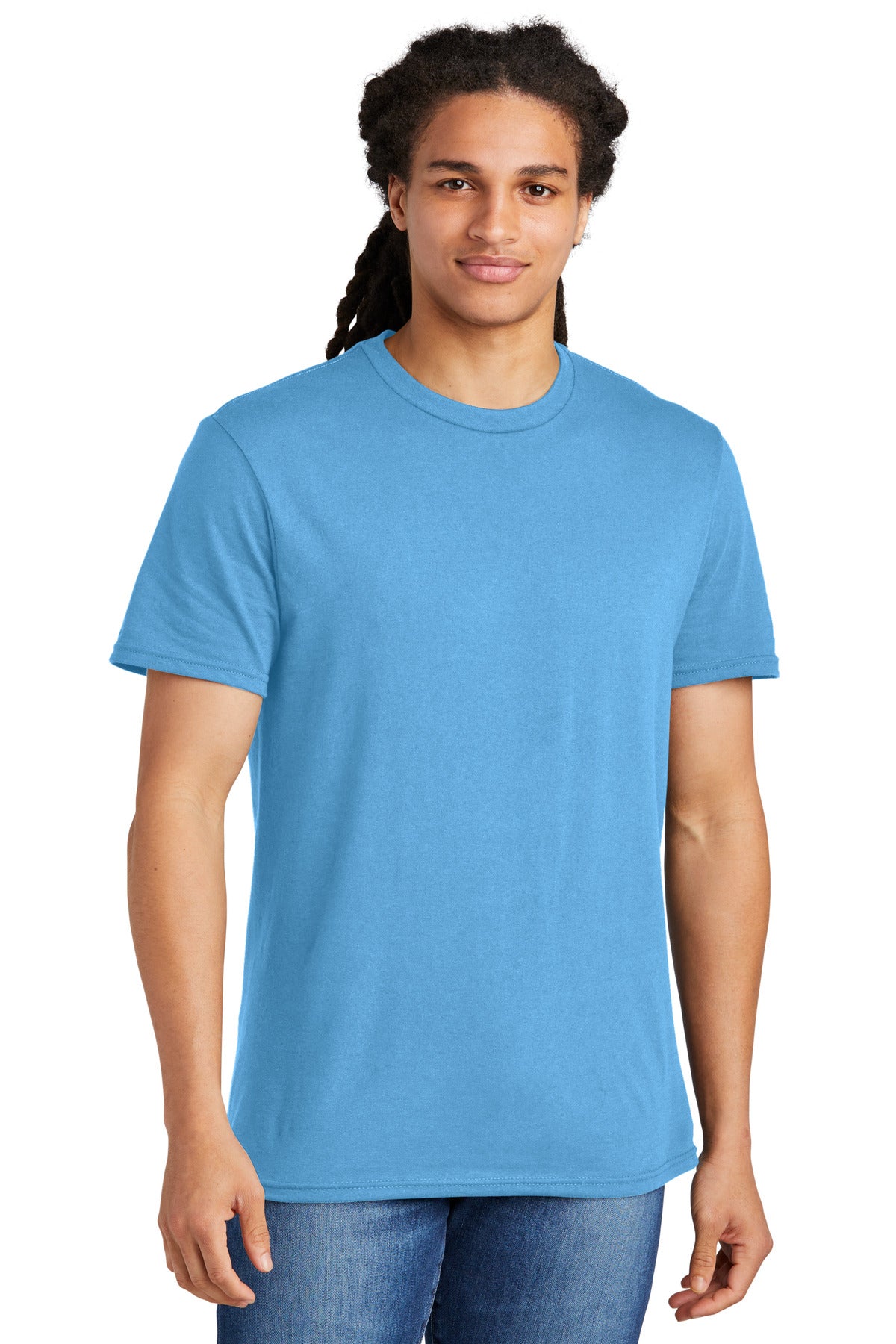 District The Concert Tee DT5000 Aquatic Blue