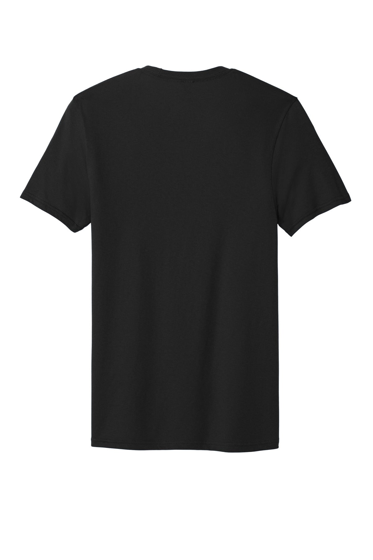 Custom Embroidered District T-Shirts  in Black