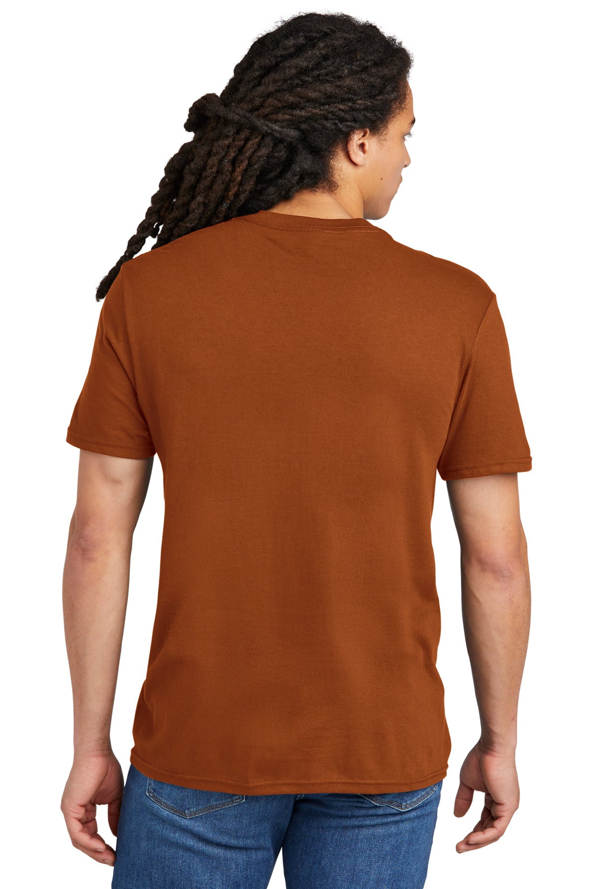 Custom Embroidered District The Concert Tee DT5000,Burnt Orange