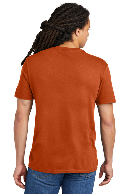 Custom Embroidered District The Concert Tee DT5000,Deep Orange
