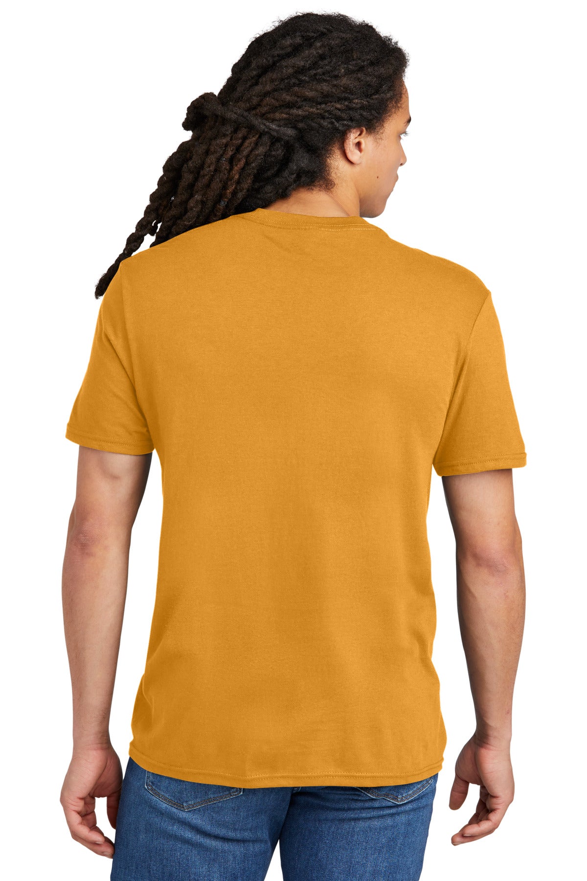Custom Embroidered District The Concert Tee DT5000,Gold