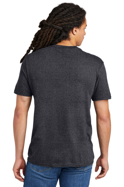 Custom Embroidered District The Concert Tee DT5000,Heathered Charcoal