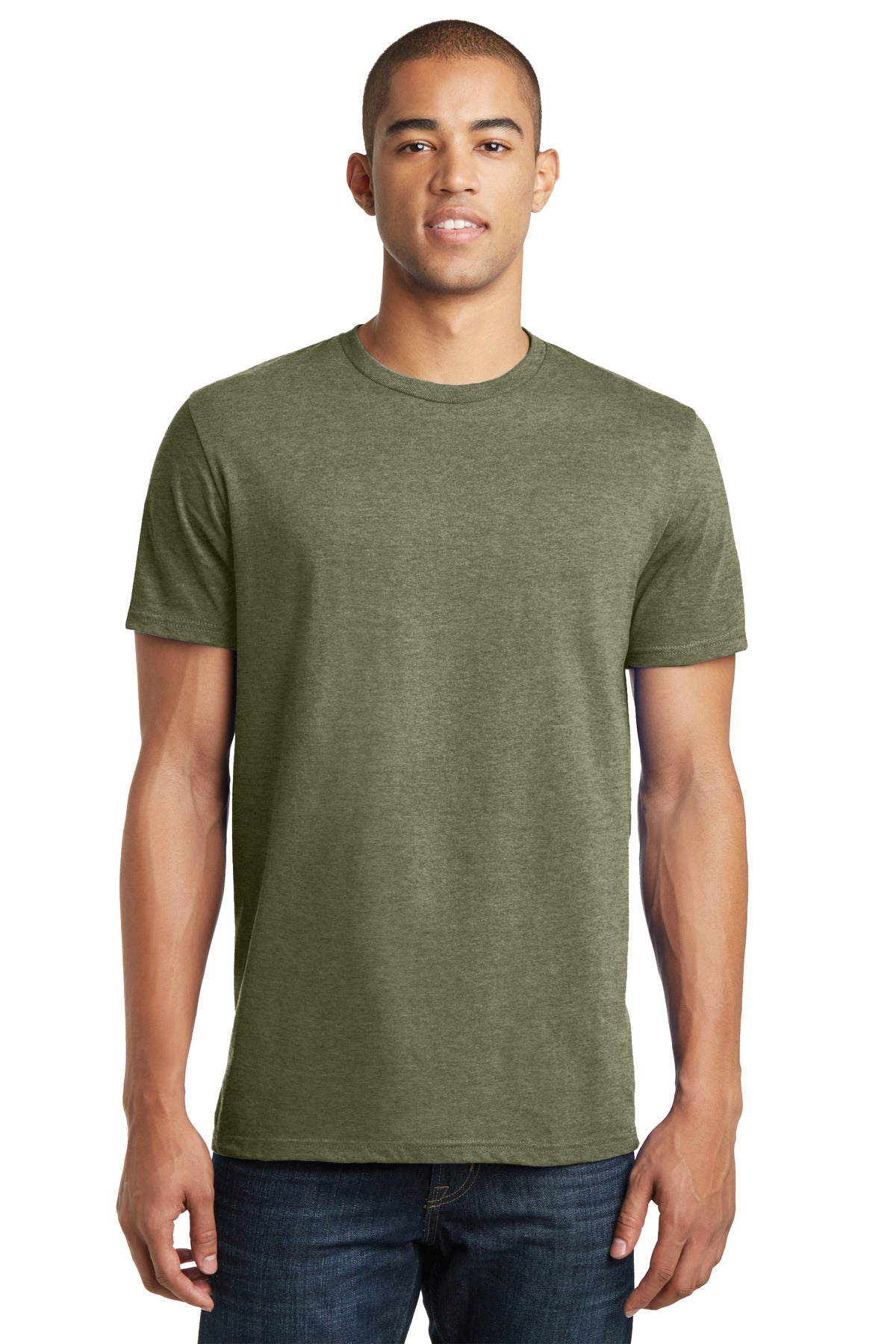 District The Concert Tee DT5000 Military Green Frost
