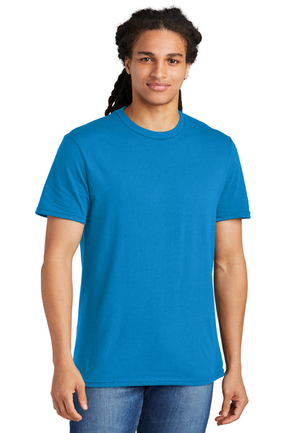 District The Concert Tee DT5000 Neon Blue