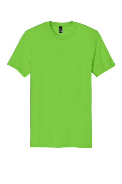 District The Concert Tee DT5000 Neon Green