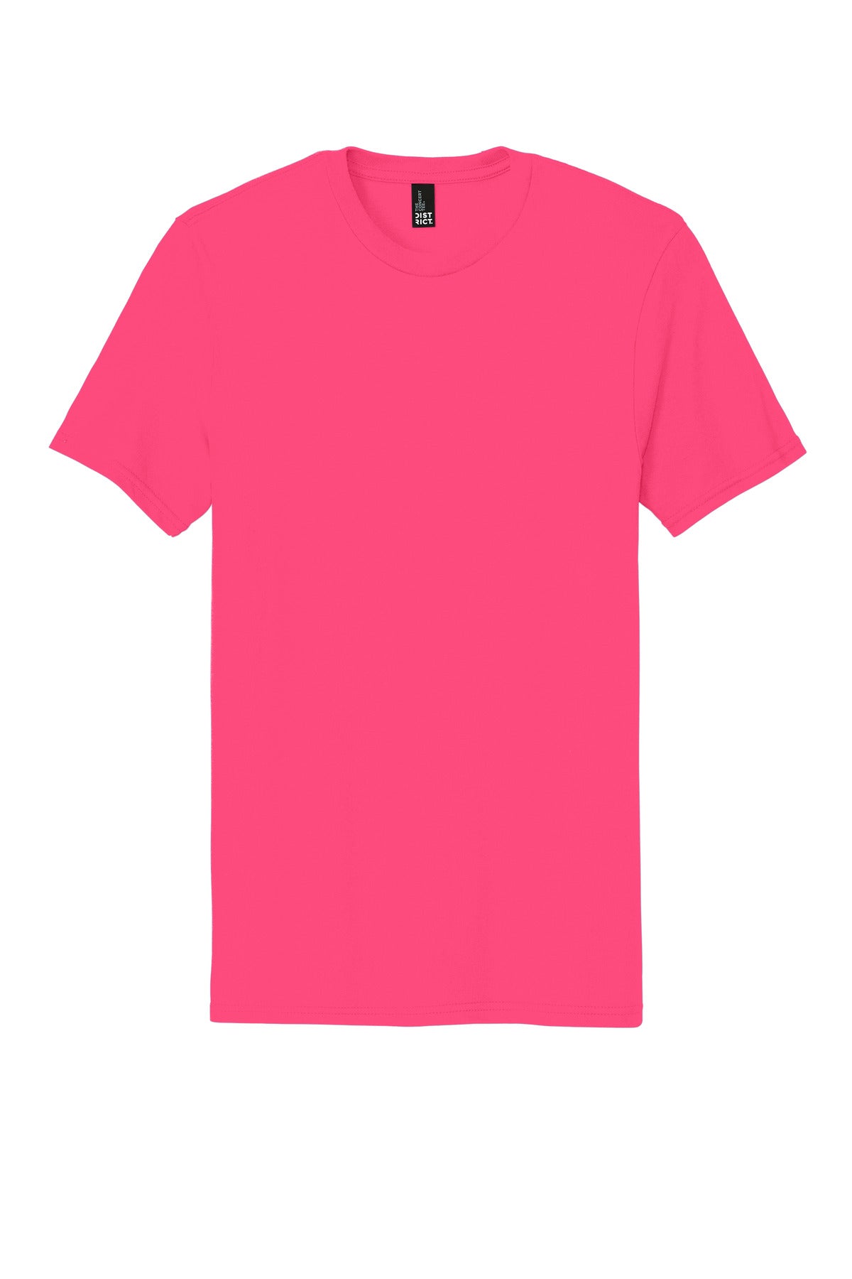 District The Concert Tee DT5000 Neon Pink