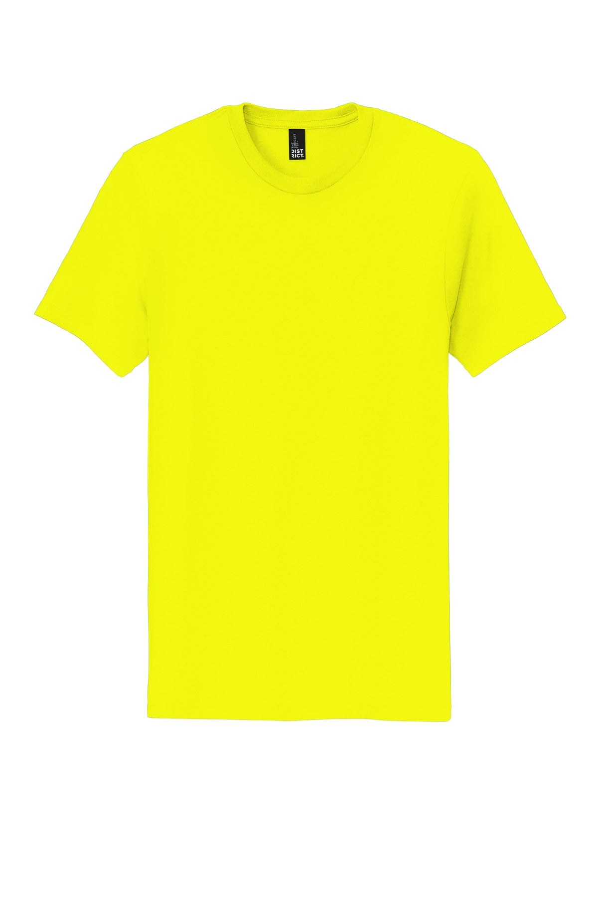 District The Concert Tee DT5000 Neon Yellow